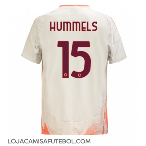 Camisa de Futebol AS Roma Mats Hummels #15 Equipamento Secundário 2024-25 Manga Curta